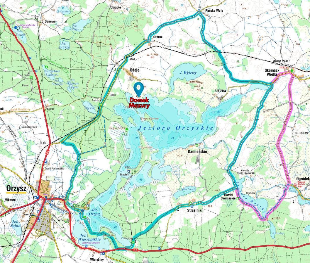 Domek Mazury, jez Orzysz Zewnętrze zdjęcie